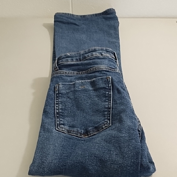5 Pocket Cotton Stretch Denim Jeans High Rise - Picture 11 of 16